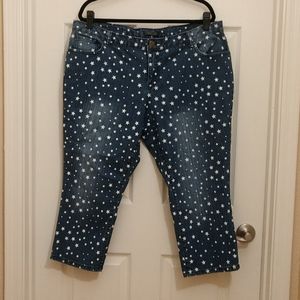 Baccini star print jeans